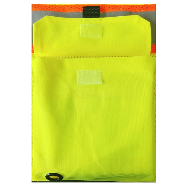 Polyester Breathable Mesh Reflective Vest - Polyester Breathable Mesh Reflective Vest - Image 4 of 4