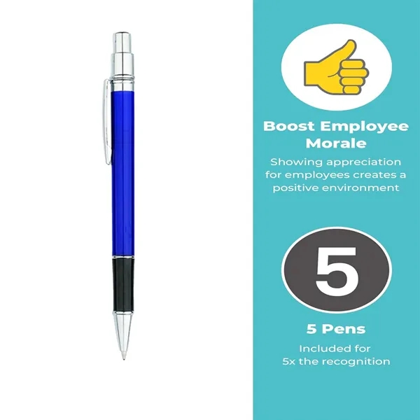 Monochrome Blue Ink Ballpoint Pen - Monochrome Blue Ink Ballpoint Pen - Image 1 of 4