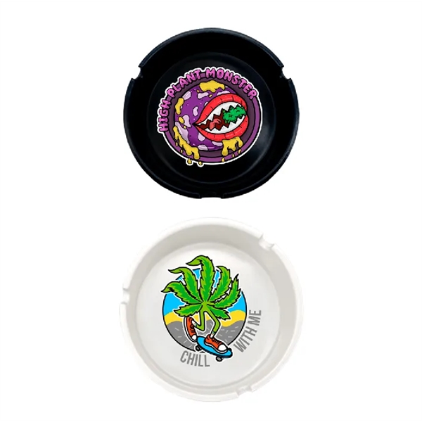 Custom Plastic Ashtray - Custom Plastic Ashtray - Image 0 of 9