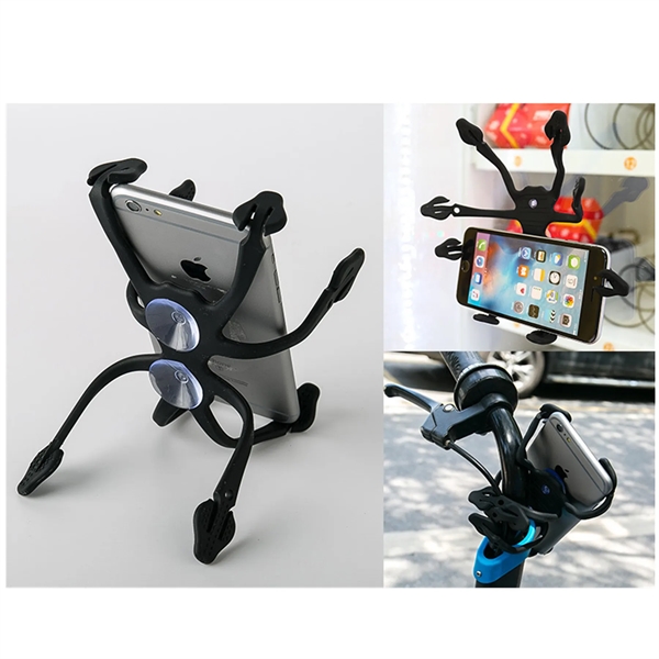 Octopus Type Flexible Phone Holder - Octopus Type Flexible Phone Holder - Image 1 of 6