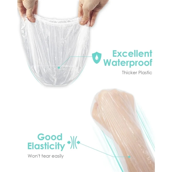 Disposable Plastic Bath Cap w/ box - Disposable Plastic Bath Cap w/ box - Image 0 of 9