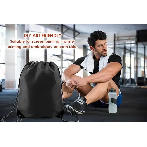 Drawstring Backpack Bags - Drawstring Backpack Bags - Image 3 of 4