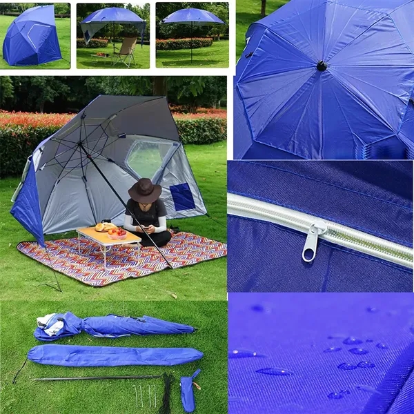 Outdoor Beach Portable Canopy Shelter Umbrella - Outdoor Beach Portable Canopy Shelter Umbrella - Image 1 of 2