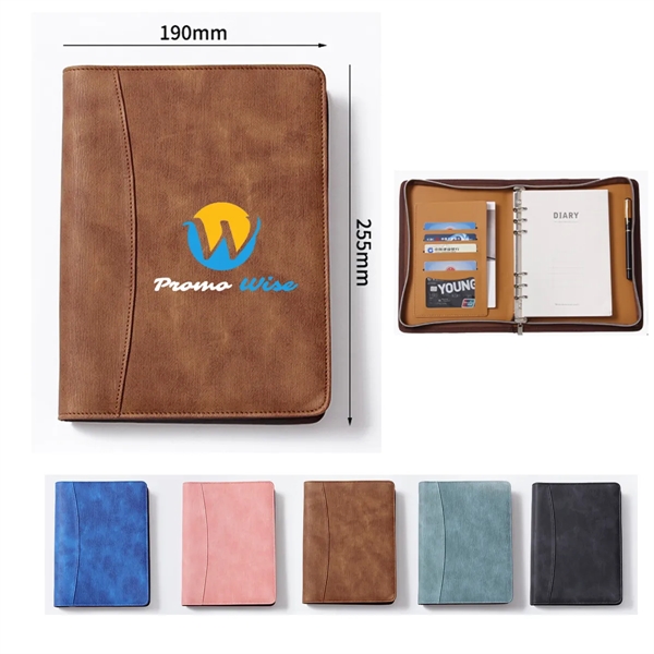 Zippered Padfolio with Insert PVC Storage Pouch - Zippered Padfolio with Insert PVC Storage Pouch - Image 0 of 17