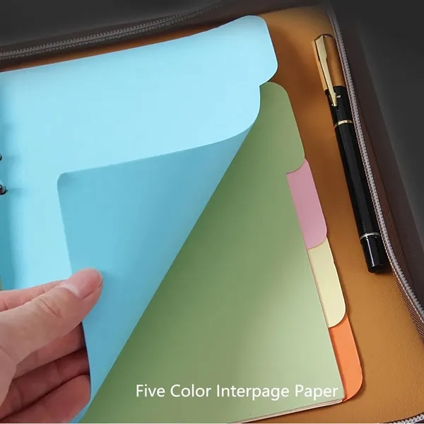 Zippered Padfolio with Insert PVC Storage Pouch - Zippered Padfolio with Insert PVC Storage Pouch - Image 2 of 17