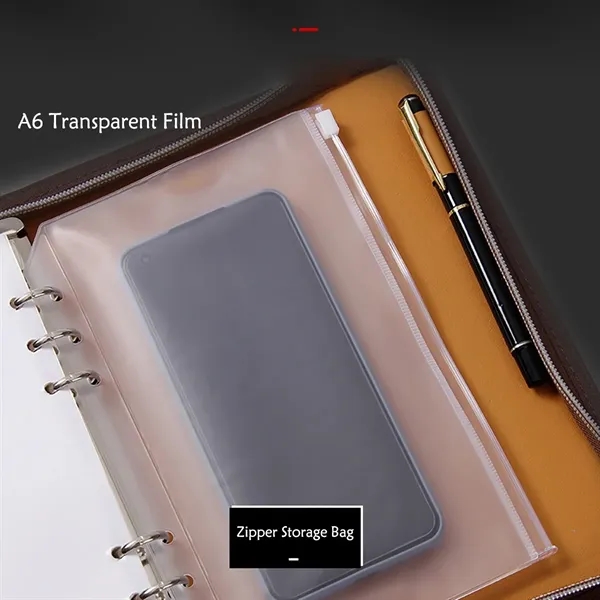 Zippered Padfolio with Insert PVC Storage Pouch - Zippered Padfolio with Insert PVC Storage Pouch - Image 3 of 17
