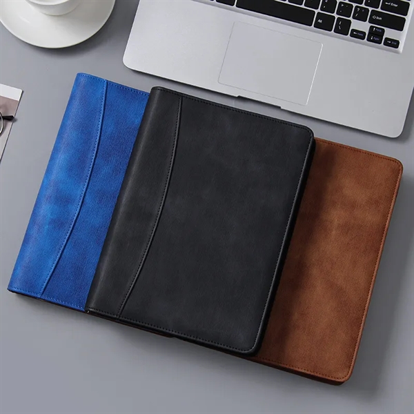 Zippered Padfolio with Insert PVC Storage Pouch - Zippered Padfolio with Insert PVC Storage Pouch - Image 5 of 17