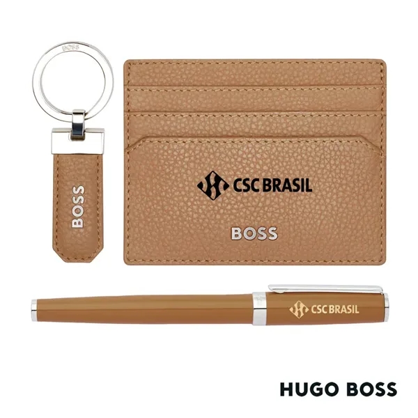 Hugo Boss® Fountain Pen, Key Ring & Card Holder Set - Hugo Boss® Fountain Pen, Key Ring & Card Holder Set - Image 0 of 1