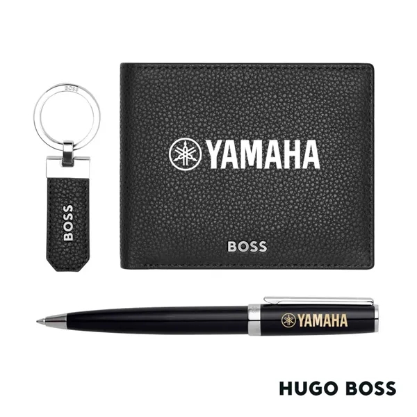 Hugo Boss® Ballpoint Pen, Key Ring & Wallet Set - Hugo Boss® Ballpoint Pen, Key Ring & Wallet Set - Image 0 of 5