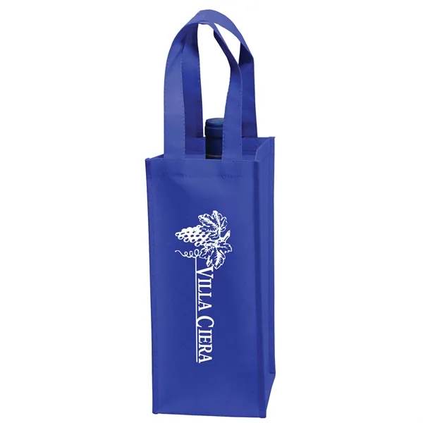 Wine Tote - 1 Bottle Bag - Screen Print - Wine Tote - 1 Bottle Bag - Screen Print - Image 8 of 9