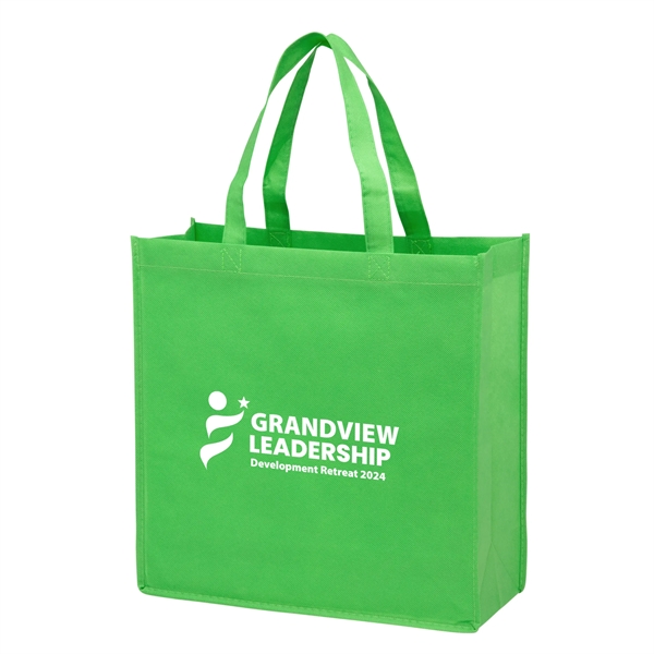 Recycled P.E.T. Non-Woven Tote Bag - Screen Print - Recycled P.E.T. Non-Woven Tote Bag - Screen Print - Image 2 of 11