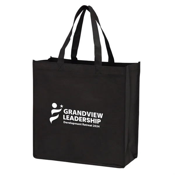 Recycled P.E.T. Non-Woven Tote Bag - Screen Print - Recycled P.E.T. Non-Woven Tote Bag - Screen Print - Image 4 of 11