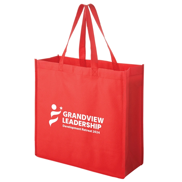 Recycled P.E.T. Non-Woven Tote Bag - Screen Print - Recycled P.E.T. Non-Woven Tote Bag - Screen Print - Image 6 of 11