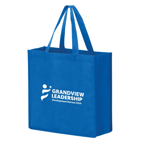 Recycled P.E.T. Non-Woven Tote Bag - Screen Print - Recycled P.E.T. Non-Woven Tote Bag - Screen Print - Image 8 of 11