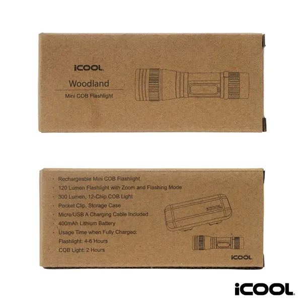 iCOOL® Woodland Mini Rechargeable Tactical Flashlight - iCOOL® Woodland Mini Rechargeable Tactical Flashlight - Image 3 of 3