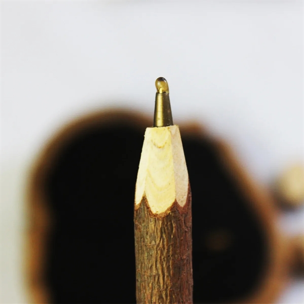 Disposable Creative Original Ecological Wooden Ballpoint Pen - Disposable Creative Original Ecological Wooden Ballpoint Pen - Image 3 of 4