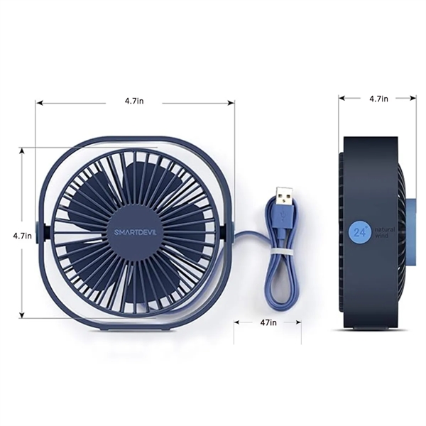 Personal Desktop Home Office Travel USB Mini Fans - Personal Desktop Home Office Travel USB Mini Fans - Image 1 of 4