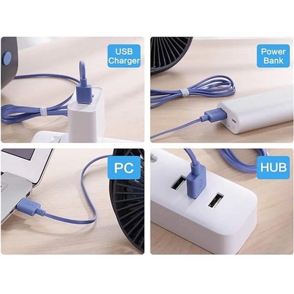 Personal Desktop Home Office Travel USB Mini Fans - Personal Desktop Home Office Travel USB Mini Fans - Image 2 of 4