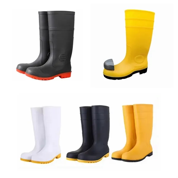 PVC Safety Steel Toe Rain Boots - PVC Safety Steel Toe Rain Boots - Image 1 of 9