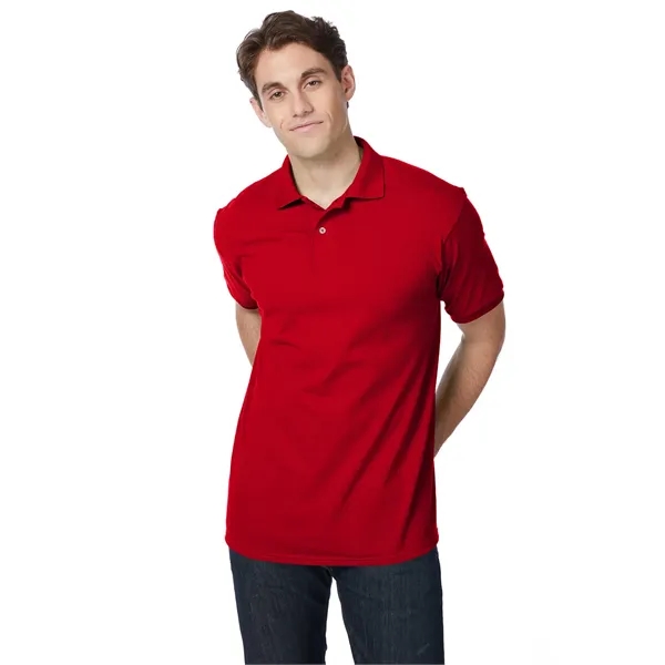 Hanes Adult EcoSmart® Jersey Knit Polo - Hanes Adult EcoSmart® Jersey Knit Polo - Image 31 of 88