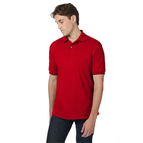 Hanes Adult EcoSmart® Jersey Knit Polo - Hanes Adult EcoSmart® Jersey Knit Polo - Image 75 of 88