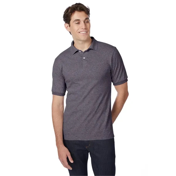 Hanes Adult EcoSmart® Jersey Knit Polo - Hanes Adult EcoSmart® Jersey Knit Polo - Image 40 of 88