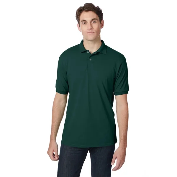 Hanes Adult EcoSmart® Jersey Knit Polo - Hanes Adult EcoSmart® Jersey Knit Polo - Image 32 of 88