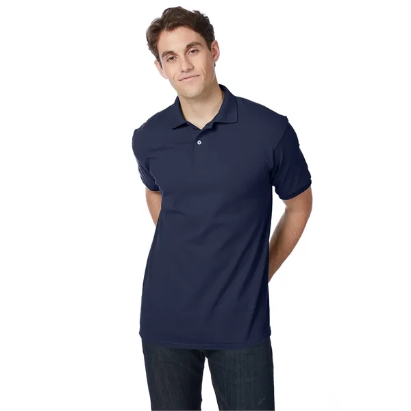 Hanes Adult EcoSmart® Jersey Knit Polo - Hanes Adult EcoSmart® Jersey Knit Polo - Image 36 of 88