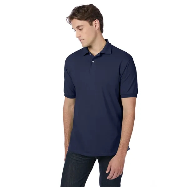 Hanes Adult EcoSmart® Jersey Knit Polo - Hanes Adult EcoSmart® Jersey Knit Polo - Image 80 of 88