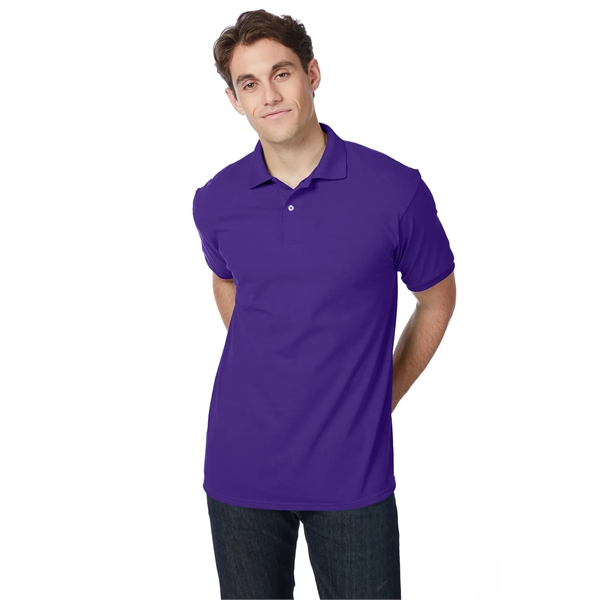 Hanes Adult EcoSmart® Jersey Knit Polo - Hanes Adult EcoSmart® Jersey Knit Polo - Image 39 of 88