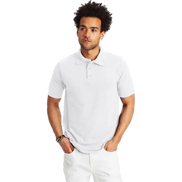 Hanes Men's Pique Polo - Hanes Men's Pique Polo - Image 30 of 60