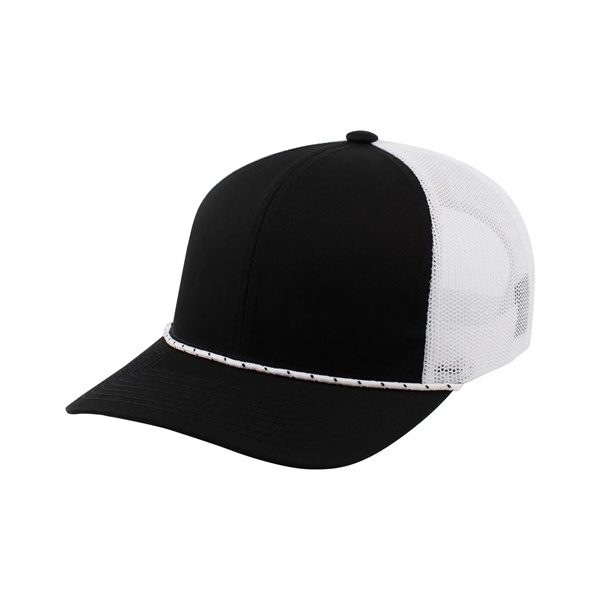 Pacific Headwear Trucker Snapback Braid Cap - Pacific Headwear Trucker Snapback Braid Cap - Image 43 of 70