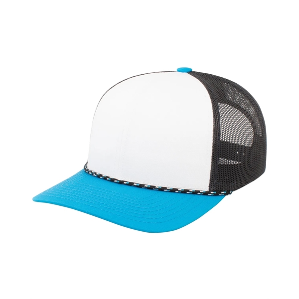 Pacific Headwear Trucker Snapback Braid Cap - Pacific Headwear Trucker Snapback Braid Cap - Image 58 of 70