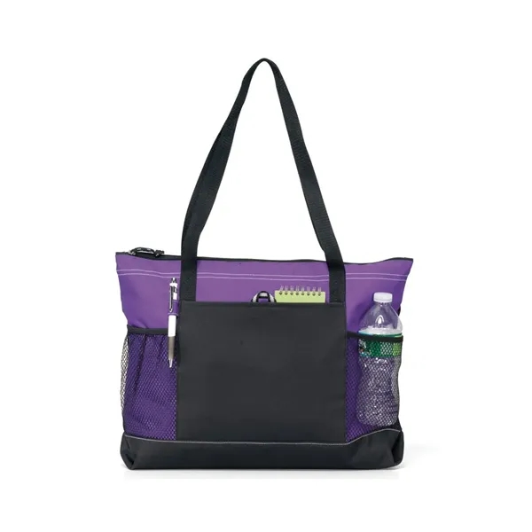 Gemline Select Zippered Tote - Gemline Select Zippered Tote - Image 3 of 8