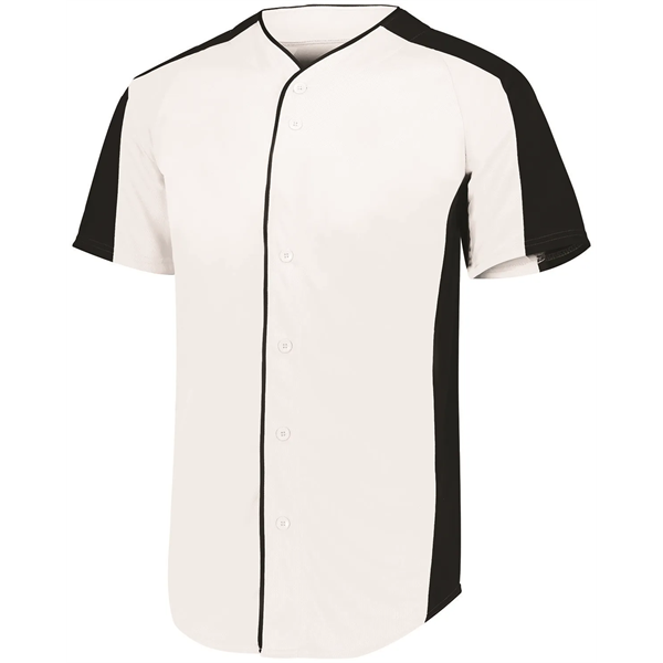 Augusta Sportswear Youth Full-Button Baseball Jersey - Augusta Sportswear Youth Full-Button Baseball Jersey - Image 0 of 9