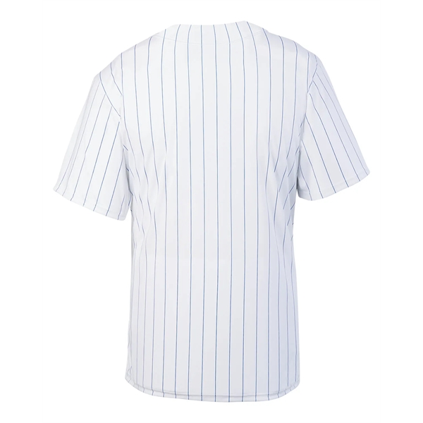 Augusta Sportswear Unisex Pin Stripe Baseball Jersey - Augusta Sportswear Unisex Pin Stripe Baseball Jersey - Image 4 of 5