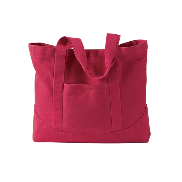 Authentic Pigment Pigment-Dyed Large Canvas Tote