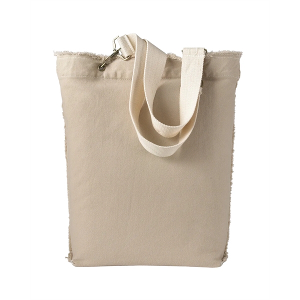 Authentic Pigment Direct-Dyed Raw-Edge Tote