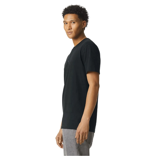 American Apparel Unisex CVC Henley T-Shirt