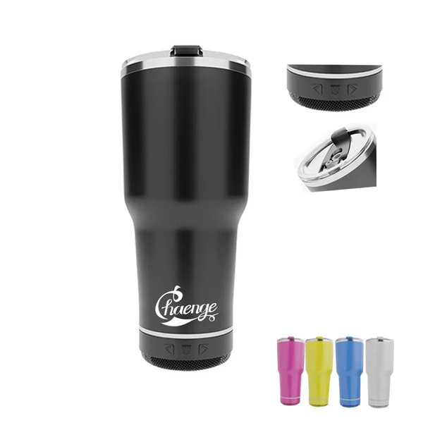 30Oz Speaker Tumbler,Waterproof And Drop Proof - 30Oz Speaker Tumbler,Waterproof And Drop Proof - Image 0 of 5