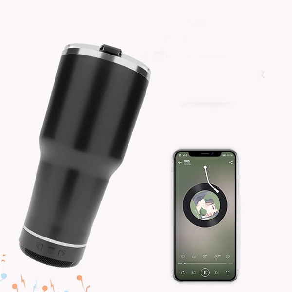 30Oz Speaker Tumbler,Waterproof And Drop Proof - 30Oz Speaker Tumbler,Waterproof And Drop Proof - Image 1 of 5