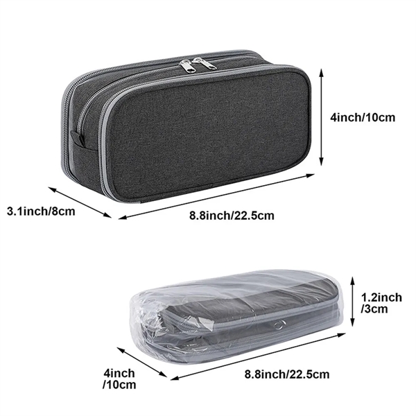 Large Capacity Pencil Case, Aesthetic Pouch With 3 Frames - Large Capacity Pencil Case, Aesthetic Pouch With 3 Frames - Image 2 of 4