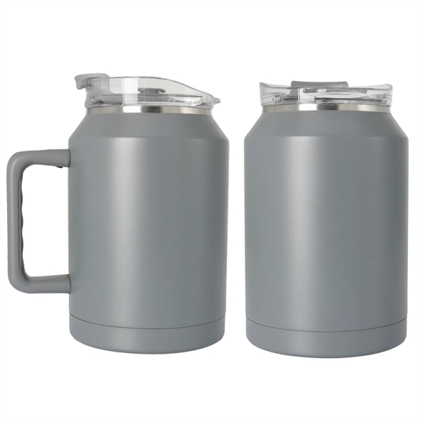 Stainless Steel Vacuum Insulated Mug with Lid, 50 oz. - Stainless Steel Vacuum Insulated Mug with Lid, 50 oz. - Image 3 of 7