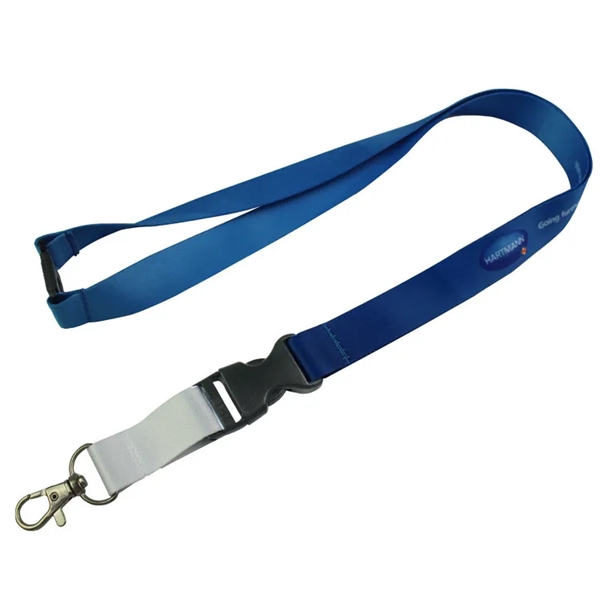 Neck Polyester Lanyard with Logo - Neck Polyester Lanyard with Logo - Image 3 of 7