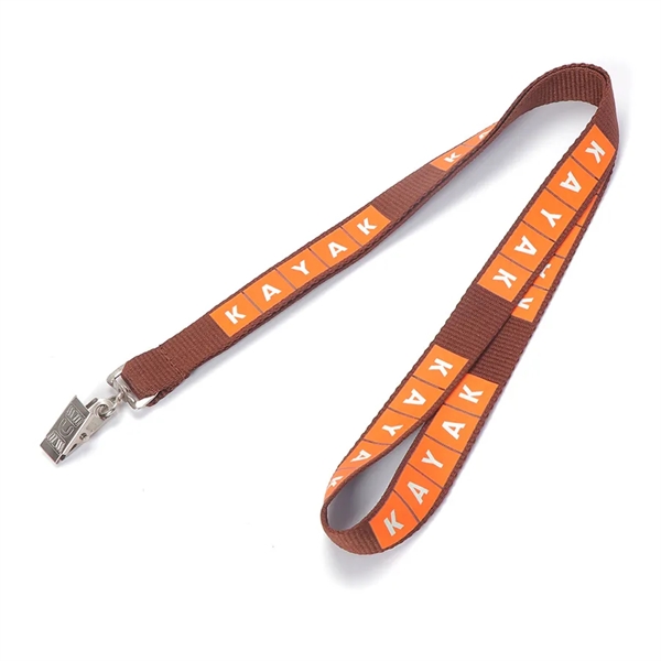 Neck Polyester Lanyard with Logo - Neck Polyester Lanyard with Logo - Image 4 of 7