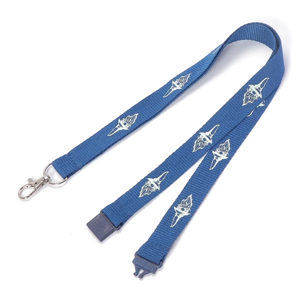 Neck Polyester Lanyard with Logo - Neck Polyester Lanyard with Logo - Image 5 of 7