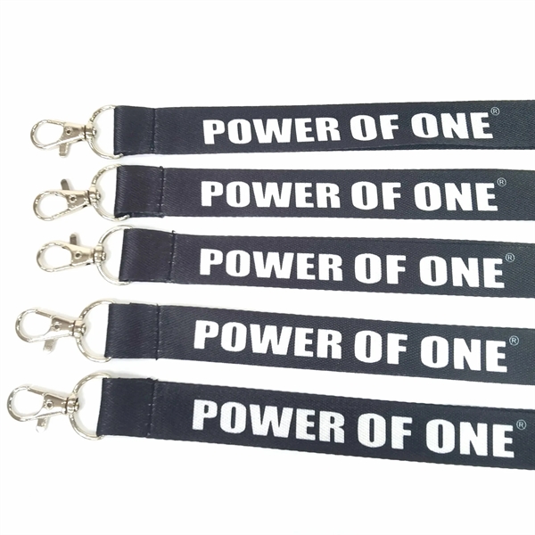 Neck Polyester Lanyard with Logo - Neck Polyester Lanyard with Logo - Image 7 of 7