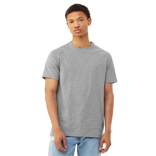 Bella + Canvas Men's Heather CVC Raglan T-Shirt - Bella + Canvas Men's Heather CVC Raglan T-Shirt - Image 3 of 46