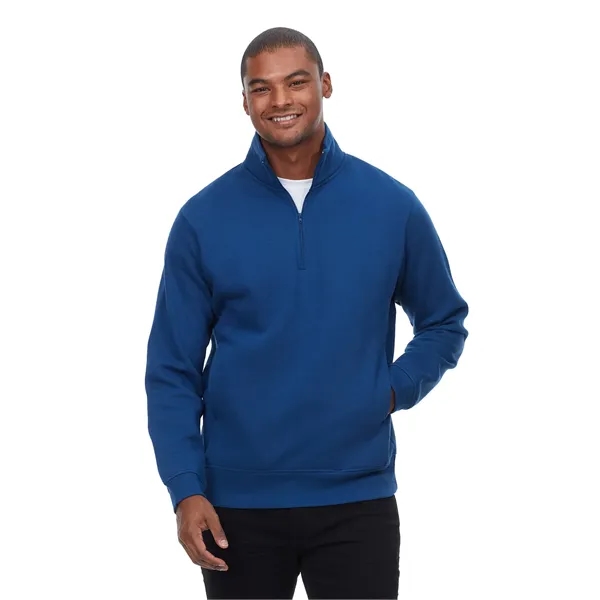 Threadfast Apparel Unisex Ultimate Fleece Quarter-Zip Swe... - Threadfast Apparel Unisex Ultimate Fleece Quarter-Zip Swe... - Image 10 of 15