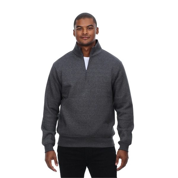 Threadfast Apparel Unisex Ultimate Fleece Quarter-Zip Swe... - Threadfast Apparel Unisex Ultimate Fleece Quarter-Zip Swe... - Image 4 of 15